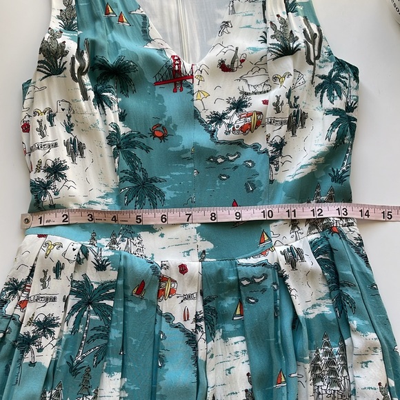 Emily and Fin Golden State dress 👗 POCKETS👗 Size S UK10 EUC - Picture 11 of 13